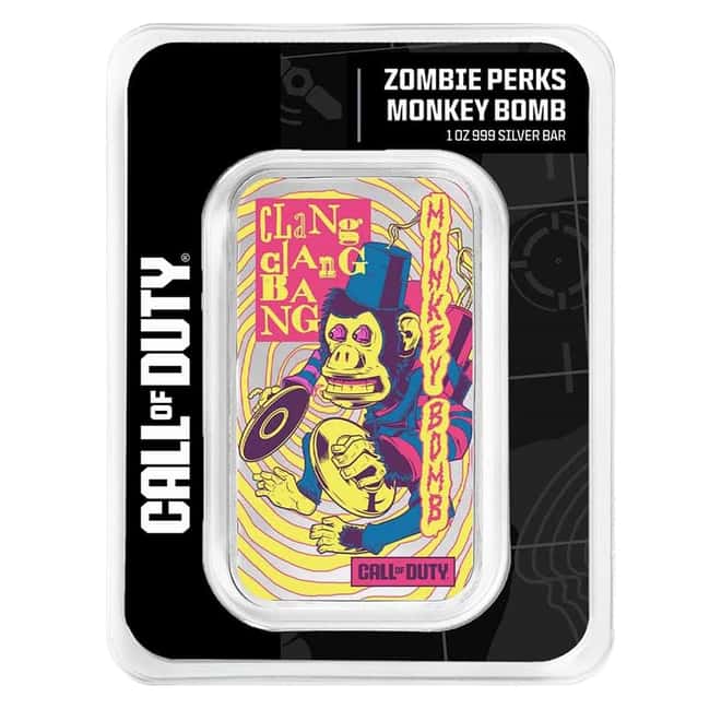1 oz Call of Duty Zombie Perks Silver Bar Mystery Pack .999 Fine (in TEP)