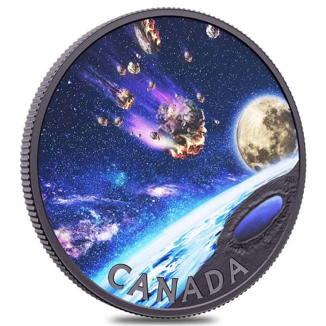 2023 Canada 5 oz Silver Pingualuit Crater - Crystal Eye of Nunavik Coin