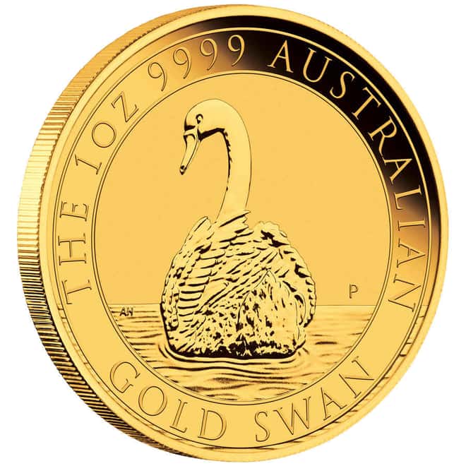 2023 1 oz Gold Australian Swan Perth Mint BU
