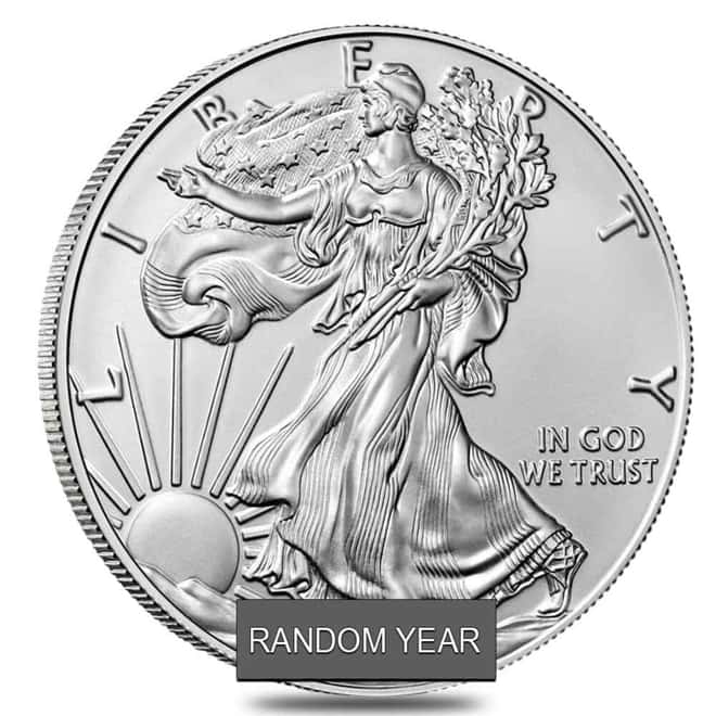 Roll of 20 - 1 oz Silver American Eagle $1 Coin NGC/PCGS Gem Unc (Sealed Tube, Random Year)