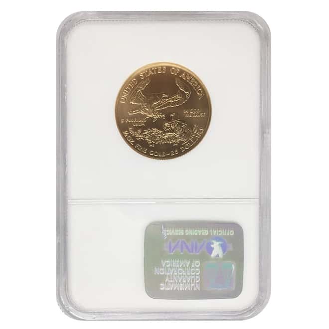 2000 1/2 oz $25 Gold American Eagle NGC MS 69