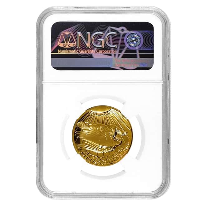 2009 1 oz $20 Ultra High Relief Saint-Gaudens Gold Double Eagle NGC MS 69 PL (Mike Castle Sign)