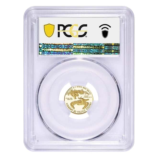 2021-W 1/10 oz $5 Proof Gold American Eagle PCGS PF 69 DCAM FDOI
