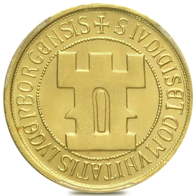 1963 Luxembourg 20 Francs Essai Millennium Gold Coin BU