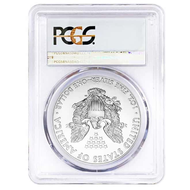2020 1 oz Silver American Eagle $1 Coin PCGS MS 70 First Day of Issue