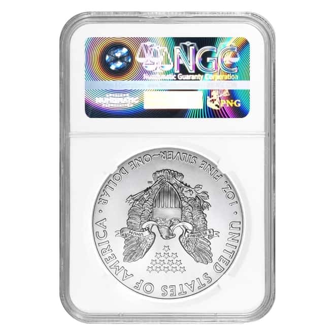 2020 1 oz Silver American Eagle $1 Coin NGC MS 70 Early Releases