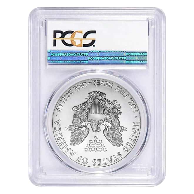 2020 (W) 1 oz Silver American Eagle $1 Coin PCGS MS 70 First Strike (West Point)