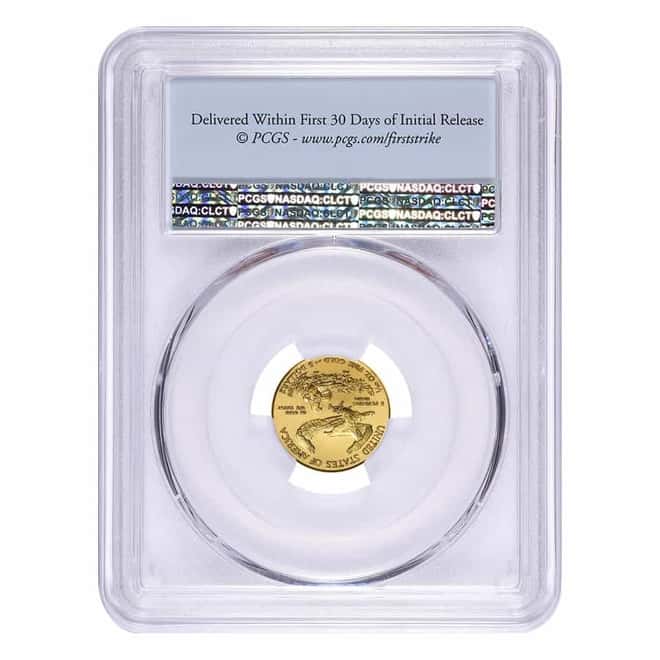 2020 1/10 oz Gold American Eagle PCGS MS 70 First Strike 