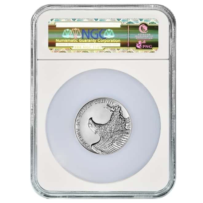 2019 P 2.5 oz American Liberty High Relief Silver Medal NGC SP 70 ER (Liberty Label)
