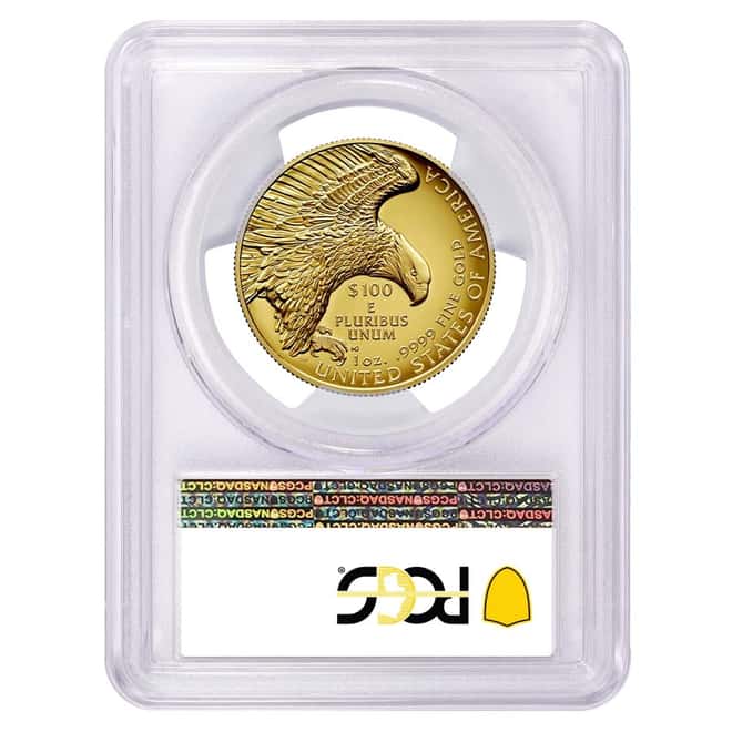 2019 W 1 oz $100 American Liberty High Relief Enhanced Uncirculated Gold Coin PCGS SP 70 FS