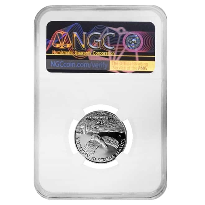 2000 W 1/4 oz $25 Platinum American Eagle Proof Coin NGC PF 69 UCAM