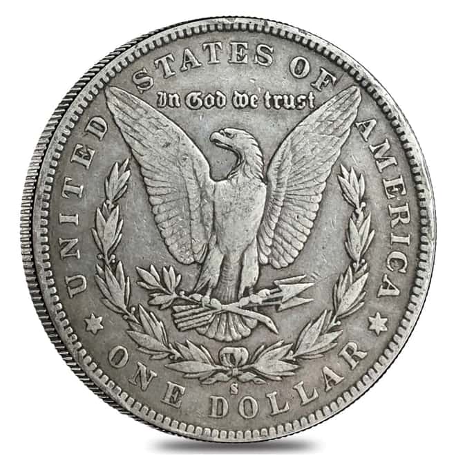 1892 S Silver Morgan Dollar VF