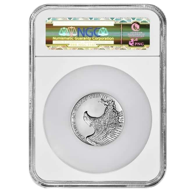 2019 P 2.5 oz American Liberty High Relief Silver Medal NGC SP 70 ER
