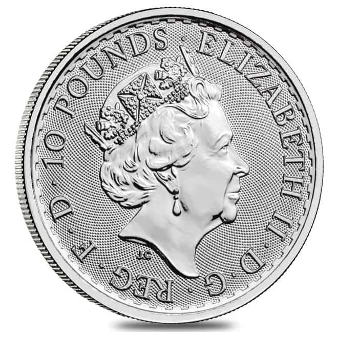 Roll of 25 - 2020 Great Britain 1/10 oz Platinum Britannia Coin .9995 Fine BU (Lot,Tube of 25)