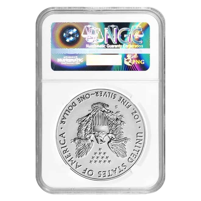 2019-S 1 oz Enhanced Reverse Proof Silver American Eagle NGC PF 69 ER