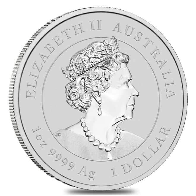 2020 1 oz Silver Lunar Year of The Mouse / Rat BU Australian Perth Mint In Cap