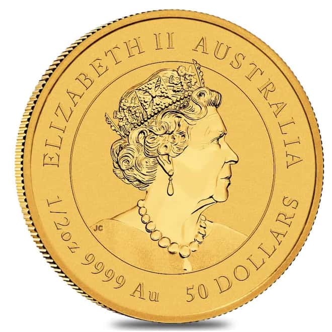 2020 1/2 oz Gold Lunar Year of The Mouse / Rat BU Australia Perth Mint In Cap