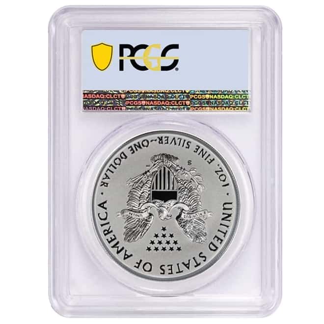 2019-S 1 oz Enhanced Reverse Proof Silver American Eagle PCGS PF 70 FDOI (w/COA)