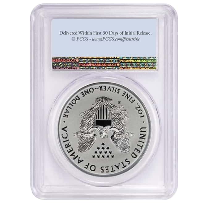 2019-S 1 oz Enhanced Reverse Proof Silver American Eagle PCGS PF 69 FS (w/COA)
