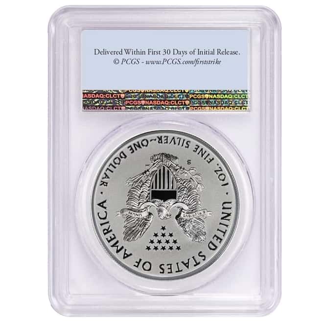 2019-S 1 oz Enhanced Reverse Proof Silver American Eagle PCGS PF 70 FS (w/COA)