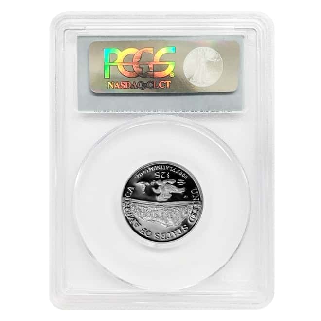 2002 W 1/4 oz $25 Platinum American Eagle Proof Coin PCGS PF 69 UCAM