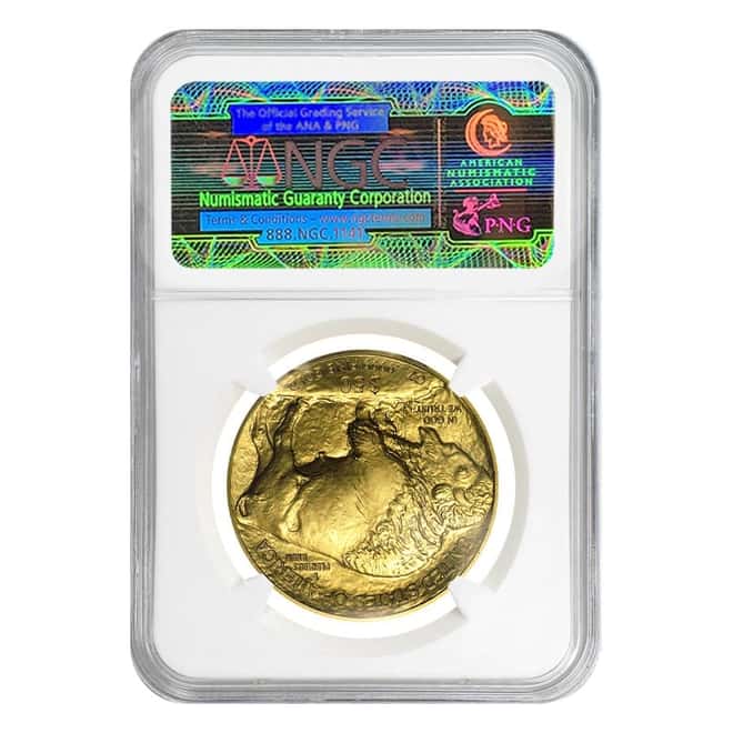 2014 1 oz $50 Gold American Buffalo NGC MS 70 First Releases