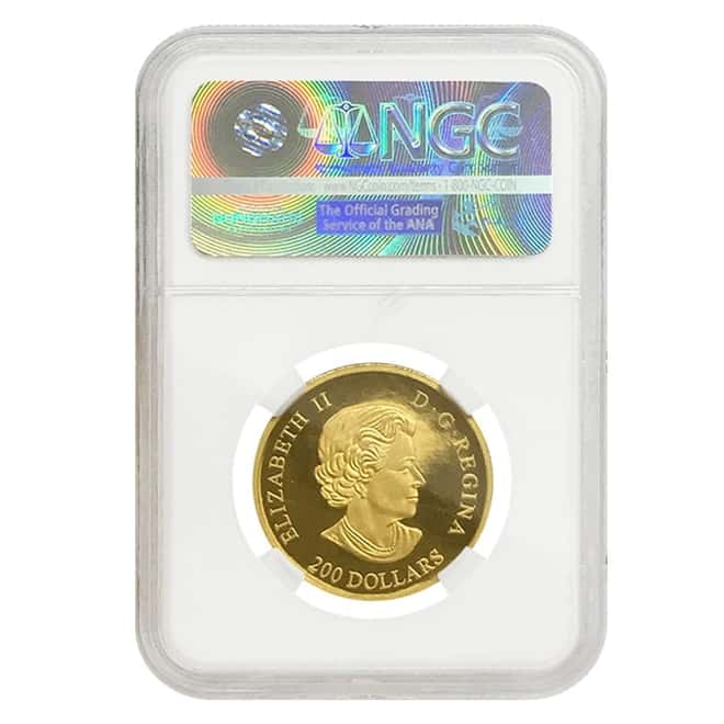 2015 1 oz $200 Canadian Largemouth Bass Proof Gold Coin NGC PF 70 UCAM