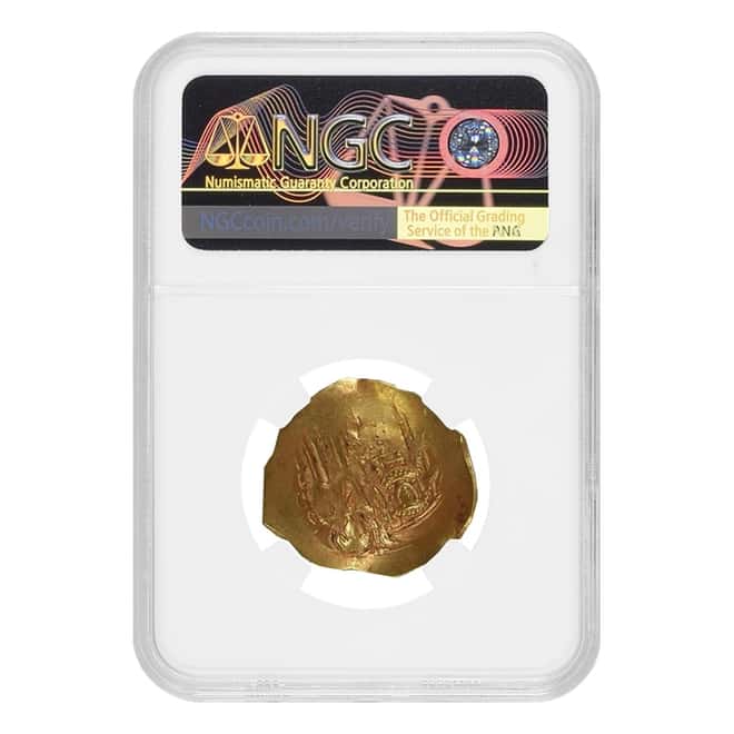 1222-1254 AD Byzantine-Nicaea John III Ducas Gold AV Hyperpyron NGC Ch XF