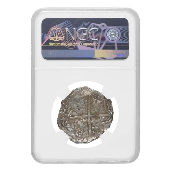 1618-21 P T Colonial Bolivia Philip III 4 Reales Silver Coin NGC F15