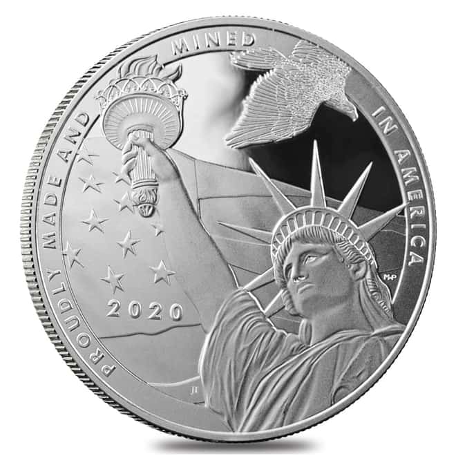 2020 1 oz Asahi True Patriot Reverse Proof Silver Round .999 Fine