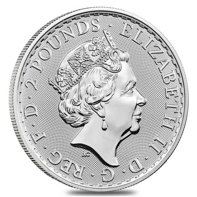 2020 Great Britain 1 oz Silver Britannia Coin .999 Fine BU