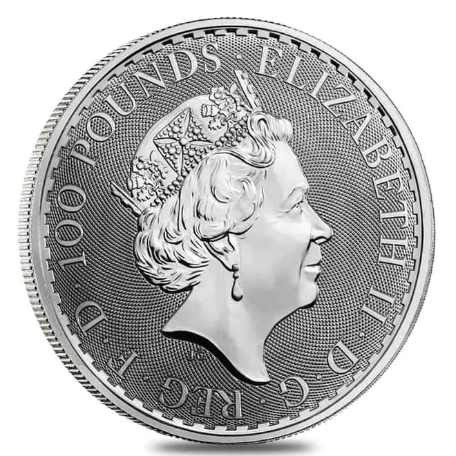 2020 Great Britain 1 oz Platinum Queen's Beasts (Falcon) Coin .9995 Fine BU