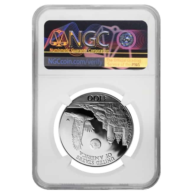1998 W 1 oz $100 Platinum American Eagle Proof Coin NGC PF 69 UCAM