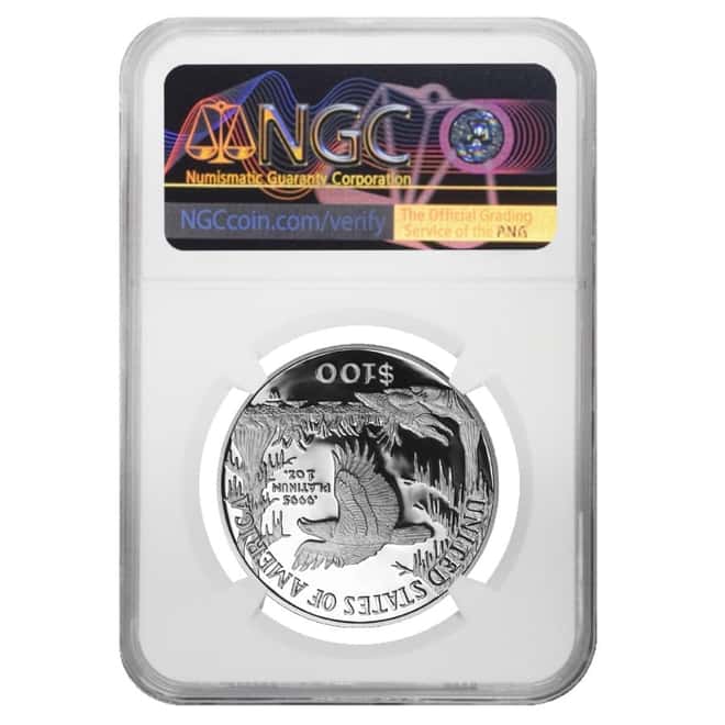 1999 W 1 oz $100 Platinum American Eagle Proof Coin NGC PF 69 UCAM