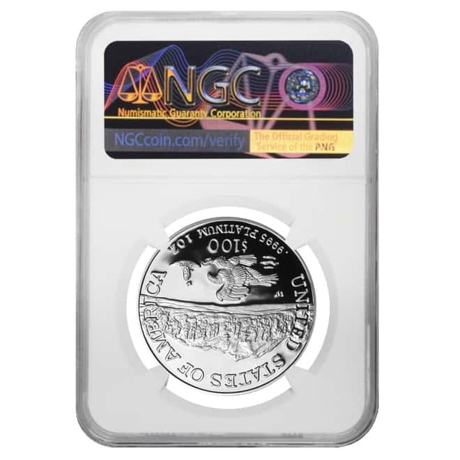 2002 W 1 oz $100 Platinum American Eagle Proof Coin NGC PF 70 UCAM