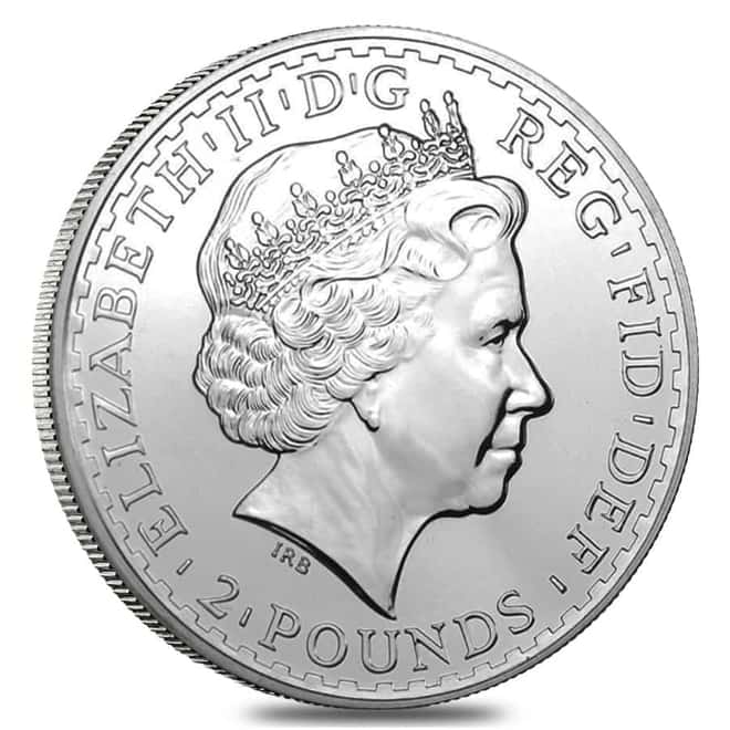 2003 Great Britain 1 oz Silver Britannia Coin .958 Fine BU