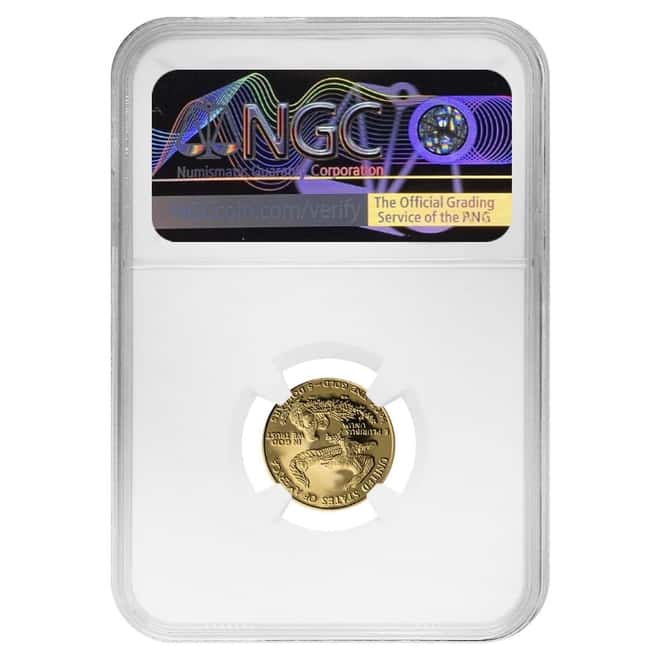 2001 W 1/10 oz $5 Proof Gold American Eagle NGC PF 70 UCAM