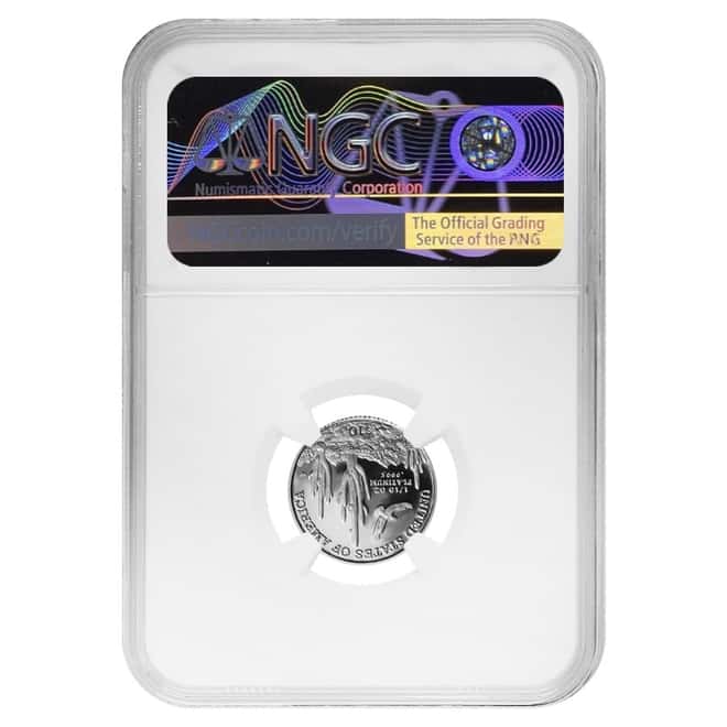 2001 W 1/10 oz $10 Platinum American Eagle Proof Coin NGC PF 70 UCAM