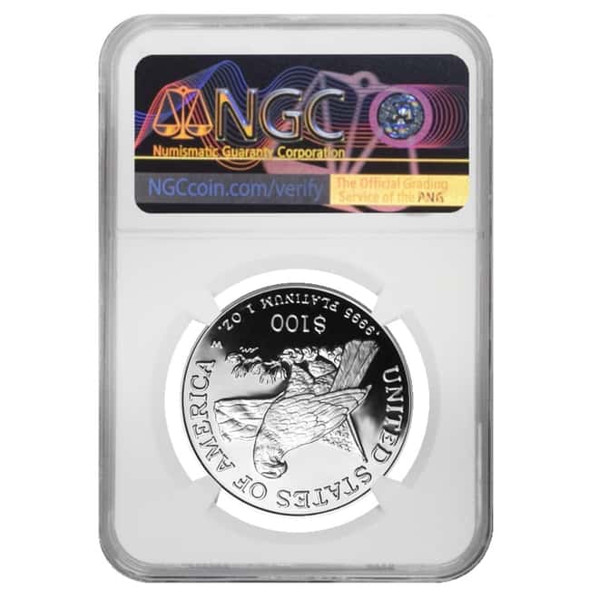 2003 W 1 oz $100 Platinum American Eagle Proof Coin NGC PF 70 UCAM