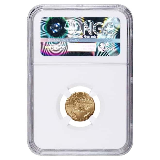 2008 1/10 oz $5 Gold American Eagle NGC MS 70