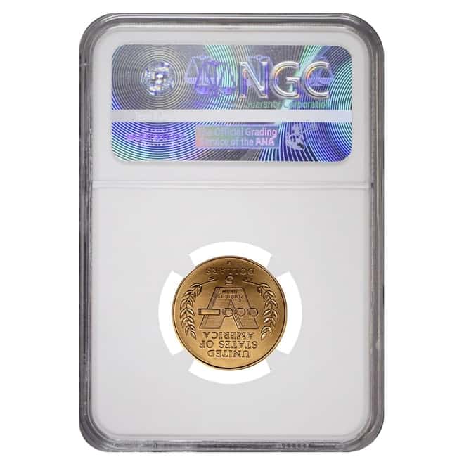1991-1995 W Gold $5 Commemorative WWII NGC MS 70