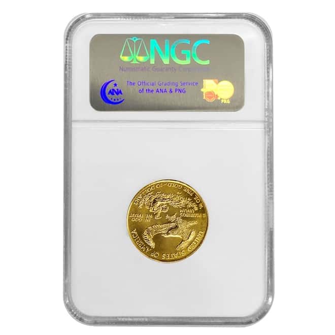 2008 1/4 oz $10 Gold American Eagle NGC MS 70