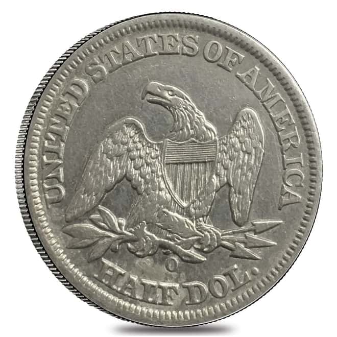 1839-1891 Seated Liberty Half Dollar Silver Coin XF (Random Year)