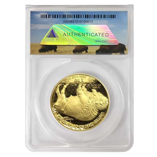 2019-W 1 oz $50 Proof Gold American Buffalo ANACS PF 70 First Strike