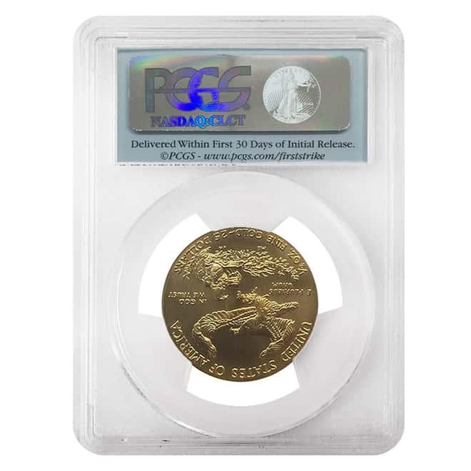 2012 1/2 oz $25 Gold American Eagle PCGS MS 70 First Strike