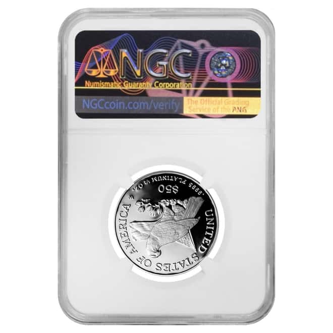 2003 W 1/2 oz $50 Platinum American Eagle Proof Coin NGC PF 70 UCAM