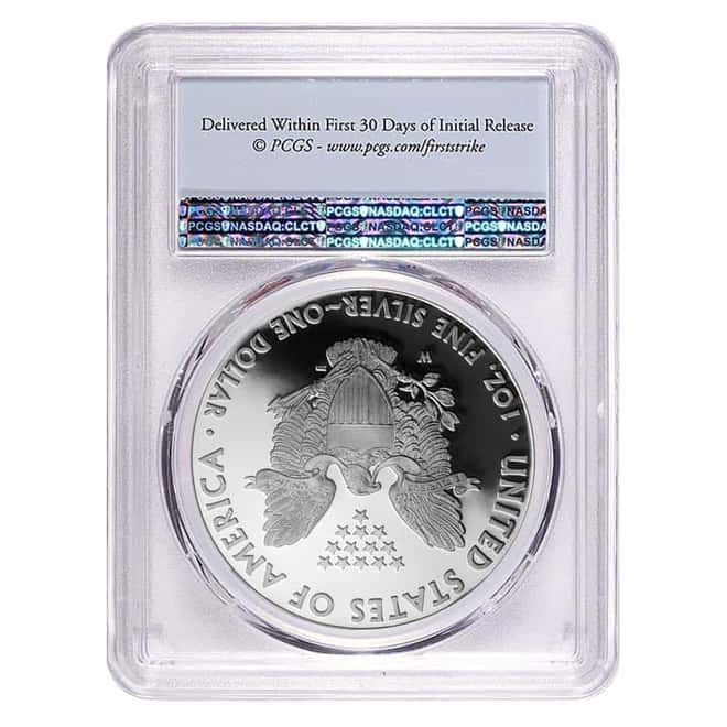 2020-W 1 oz Proof Silver American Eagle PCGS PF 70 DCAM FS (w/Box & COA)