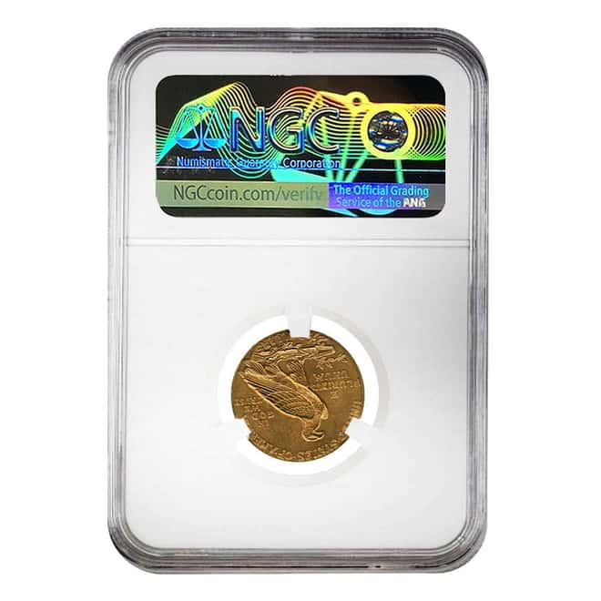 $2.5 Gold Quarter Eagle Indian Head NGC MS 60 (Random Year)