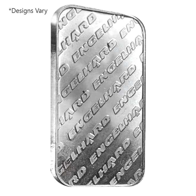 1 oz Engelhard Silver Vintage Bar .999 Fine