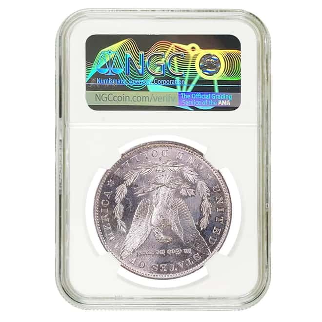 1881 S Morgan Silver Dollar NGC MS 64